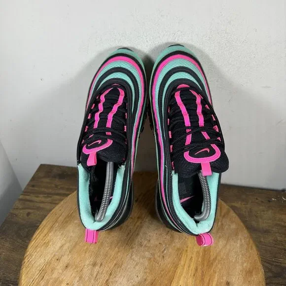 Nike Air Max 97 Shoes Mens Size 10 Black Pink Blue Green  display picture 1